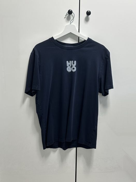 Tricou HUGO original, mărimea M – bleumarin, purtat foarte puțin