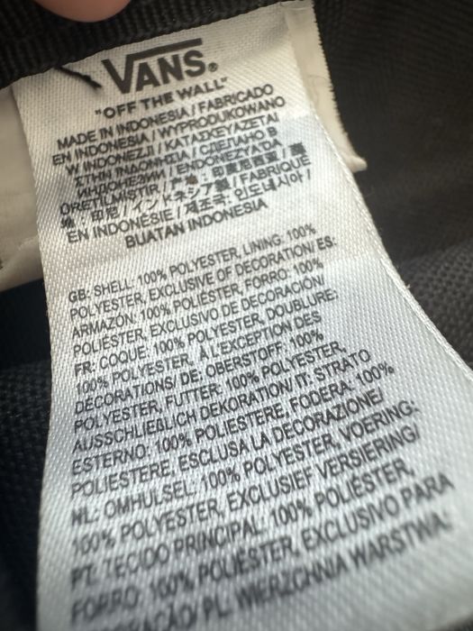 Черна раница Vans