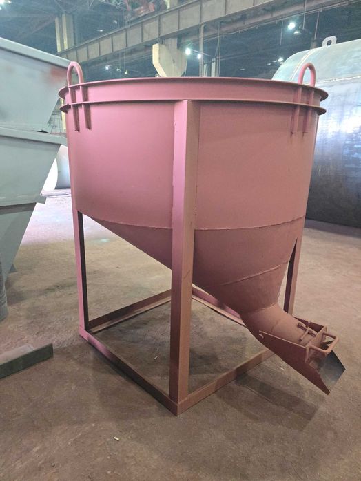 Бадья для бетона косая "Рюмка" 1.2 куб.м (от завода изготовителя)