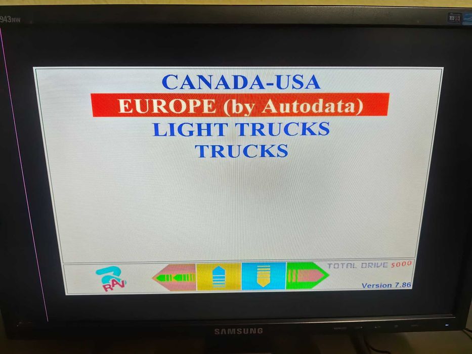 Стенд за реглаж сходимост преден и заден мост