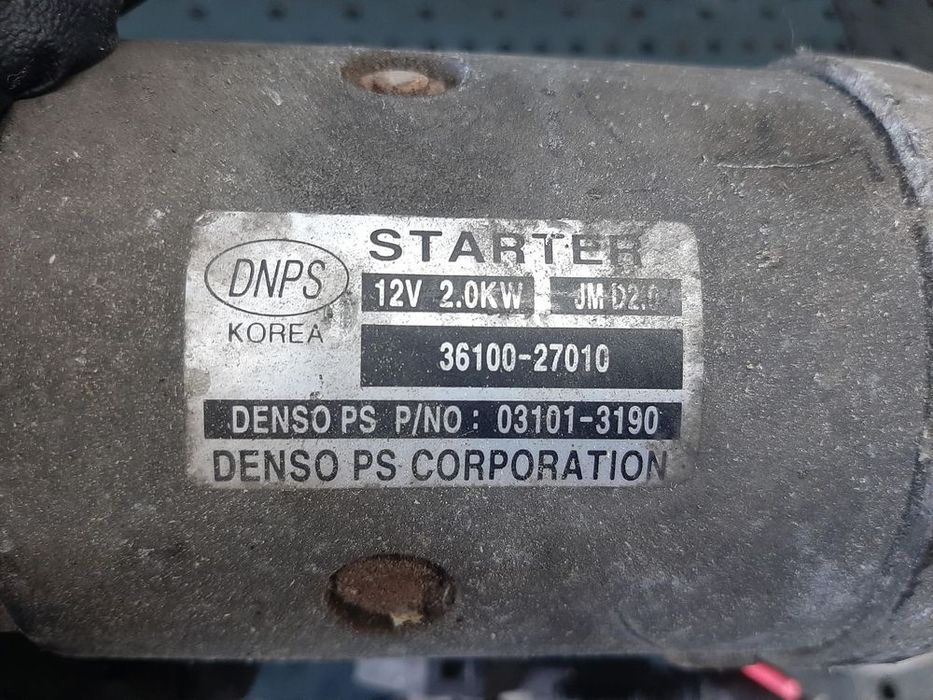 electromotor 2.0 crdi  euro 4  kia carens  hyundai tucson  36100-27010
