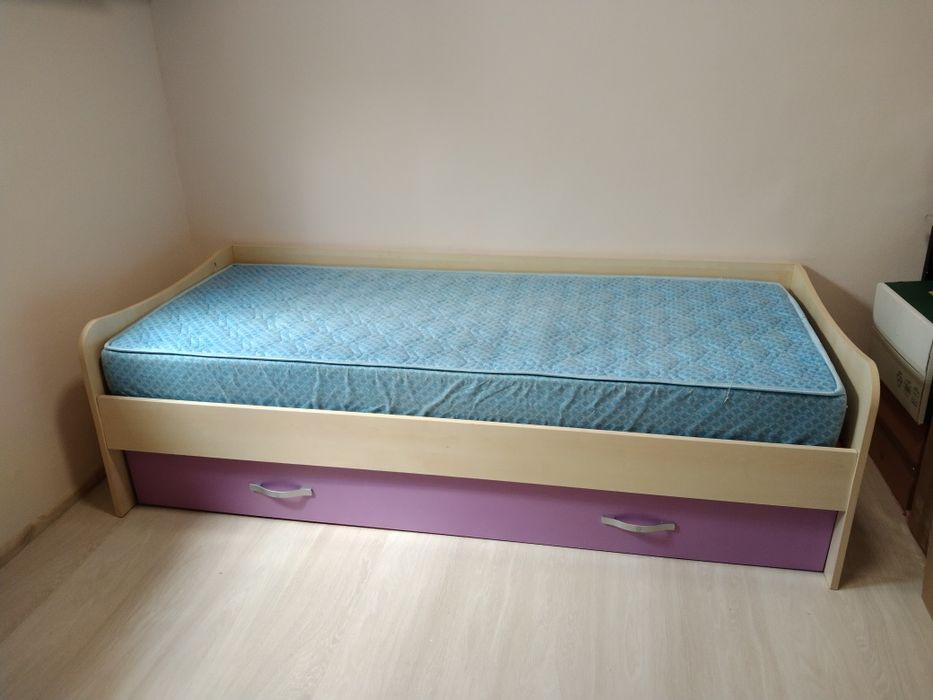 Pat 80/190 sau dublu 160/190 Canapea divan extensibil