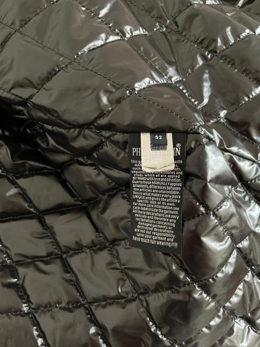 Geacä piele neagra Philipp Plein