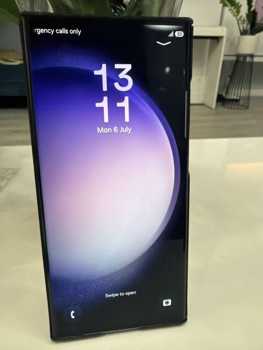 Telefon mobil Samsung Galaxy S23 Ultra, Dual SIM, 512GB, 12GB RAM, 5G, Phantom Black