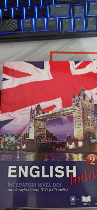 Setul de manuale English TODAY (volumele 1,2,3,4,7) cu DVD-uri și CD