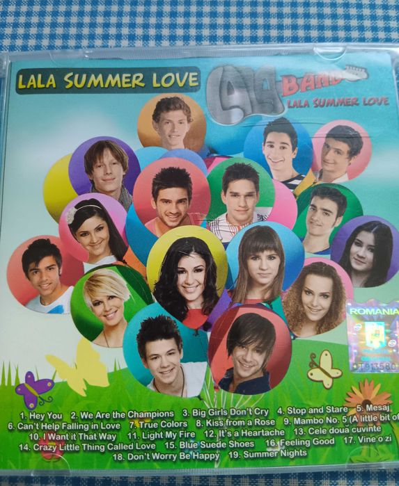 CD Lala Band,Lala summer love, vechi de colecție, conține 2 CD-uri