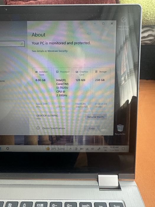Лаптоп Lenovo Yoga 530 14IKB 8gb Ram 256 Ssd