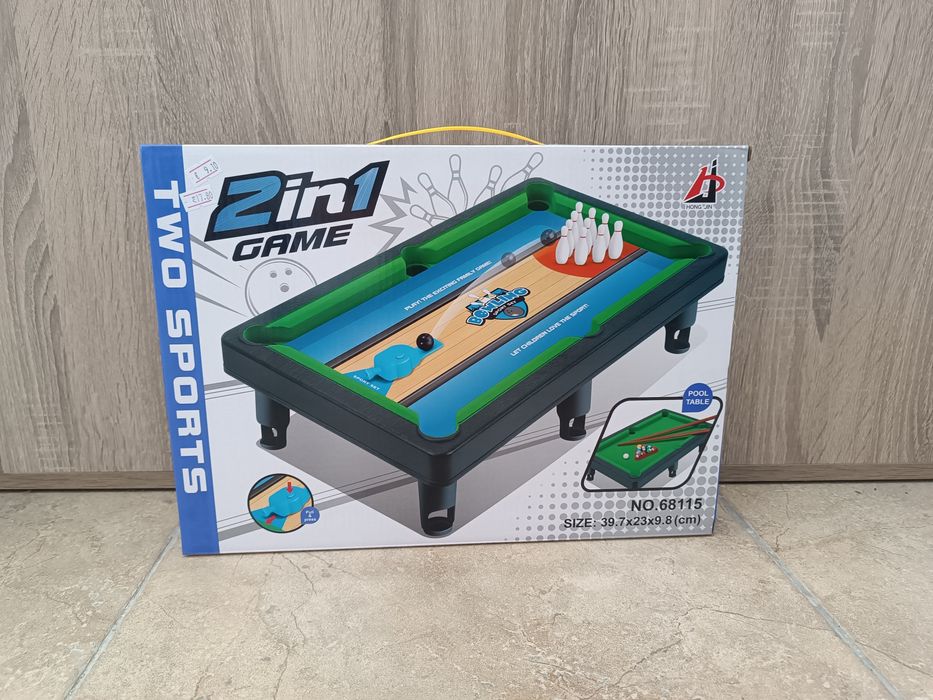 Детски билярд и боулинг 2в1