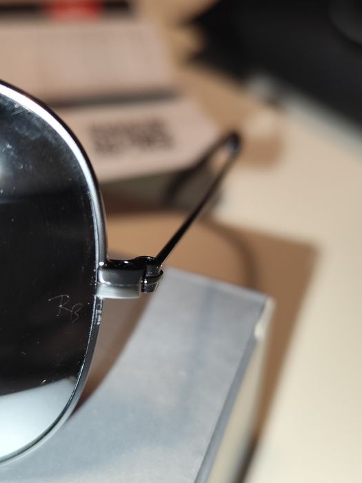 Ochelari de soare Ray-Ban RB3026  Aviator Large Black - lentile de sticlă G15