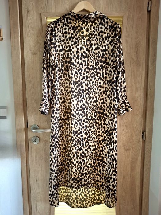 Ефирна рокля тип риза ZARA