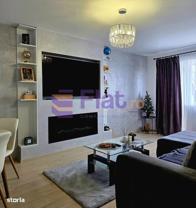 Apartament cu 2 camere de vânzare - 53 mp, complet mobilat și utilat