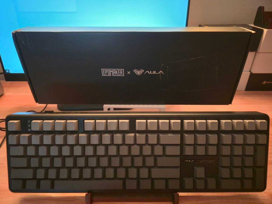 EPOMAKER AULA F108 - Tri-Mode RGB HotSwap 5L GreywoodV3 4000mAh