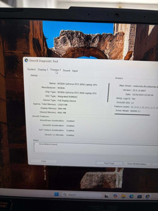 Laptop Asus FX506HC i7-11800H 16GB 512SSD RTX 3050