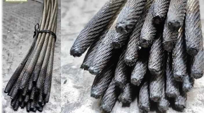 Заделка концов каната конус | Arqon uchlarini muhrlash.