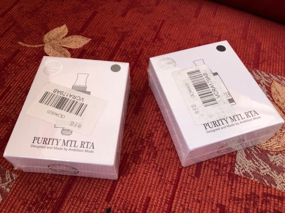 Atomizor PURITY MTL RTA - Ambition Mods - negru - sigilat