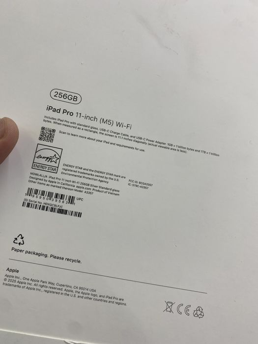 iPad Pro 11inch M5 256gb Wi-Fi 2025