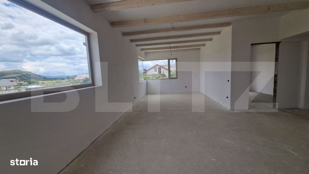 Casa 4 camere, 2 bai, 120 mp, teren 800 mp - Bod- finalizata