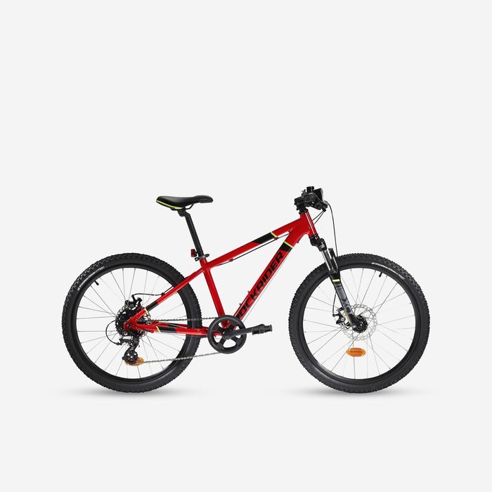 Bicicletă Mtb St 900 24" roșu copii 135-150 - (SecondHand) Decathlon