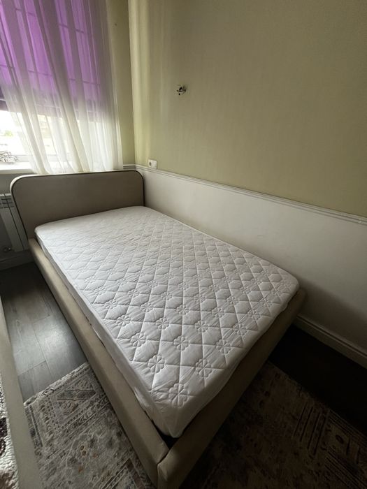 Кровать (120 на 200)  Цвет Грейдж