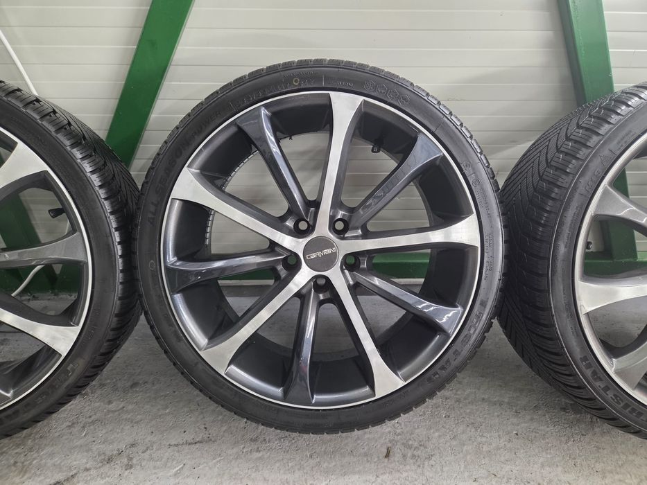 Jante Carmani 5x112 19” et35 8j fabricate in Germania + Cauciuri M + S