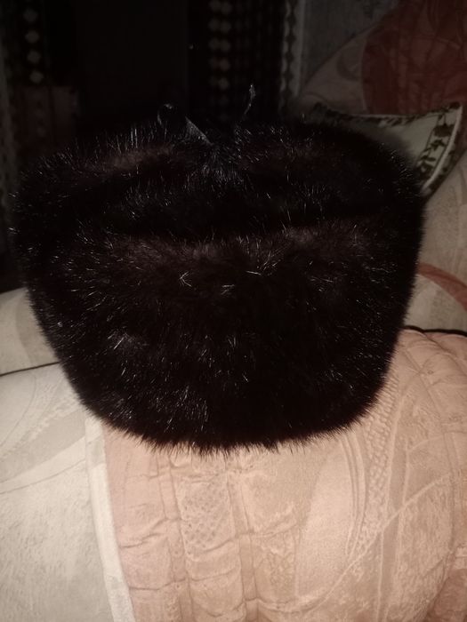 Шапка норковая обманка