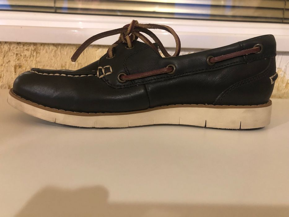 Timberland дамски мокасини цвят индиго