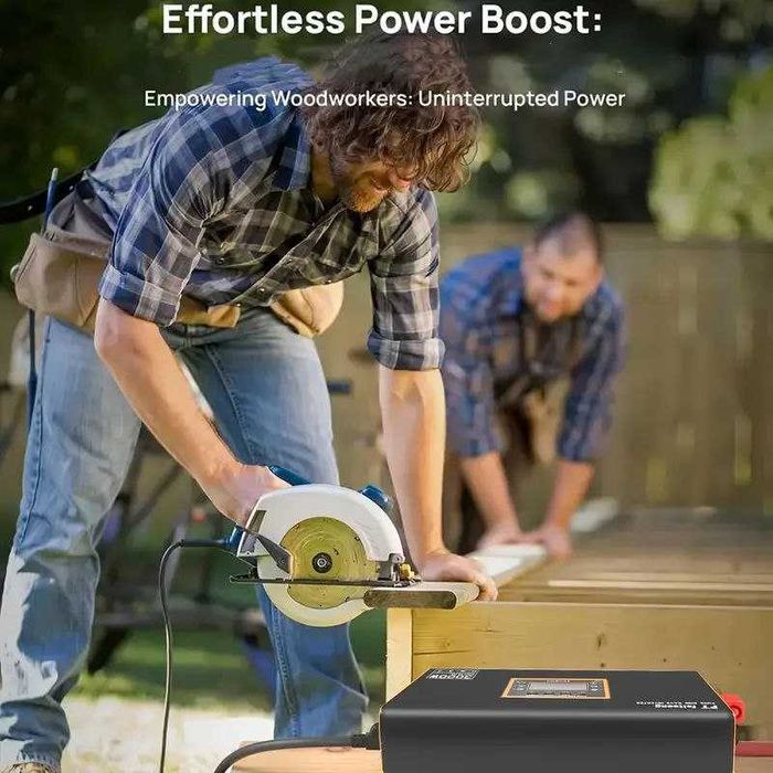 Продавам инвертор за кола 2500W 12V към 220V с LCD дисплей