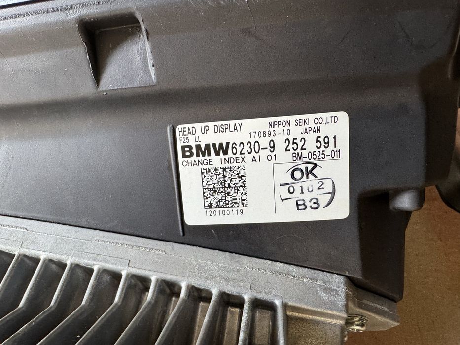 Хед ъп дисплей Бмв Х3 Ф25 (head up display bmw x3 f25)