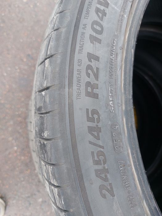 21 R 245 45 Razmer Kumxo Ecsta 2024 yil