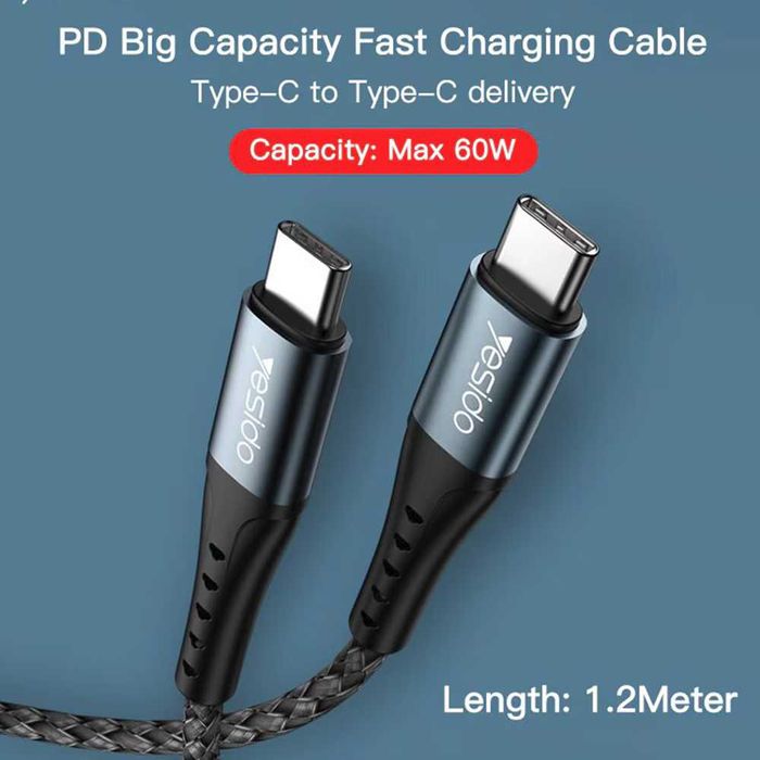 Cablu USB la USB-C NOU marca LDNIO 1M LED USBC +++ Incarcator 5V 2.4A