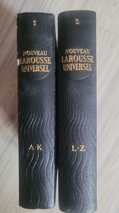 Dicționar / Enciclopedie Nouveau Larousse Universel, 2 volume editia 1948 -Paris, carte veche de colectie