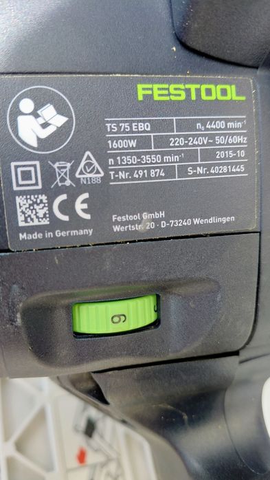 Festool TS 75 EBQ Потапящ циркуляр