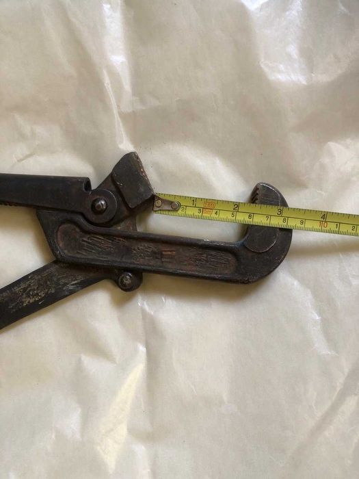 Советский разводной газовый ключ 10 номер в идеальном состоянии