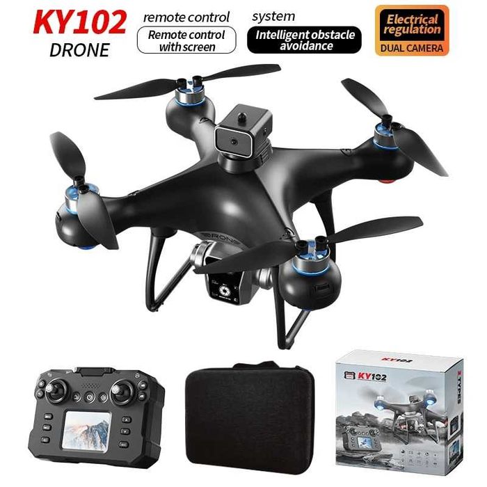 Drone Profesionala Xiaomi KY102 MAX 5G cu Camera Duala 8K, Evitare Obstacole, Fotografii Aeriene, Design Pliabil