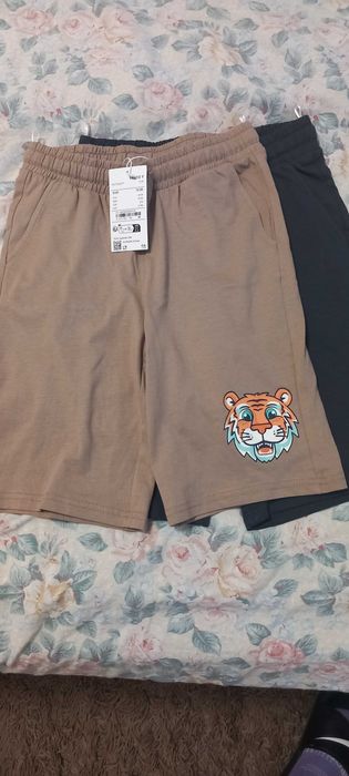 комплект детски памучни къси панталони