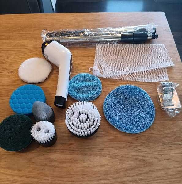 НОВА! Електрическа четка, 8 в 1, телескопична дръжка