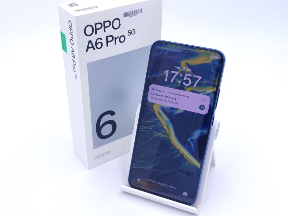 Oppo A6 Pro 256GB Stellar Black 8GB Dual, Garantie 24 luni | #D93612