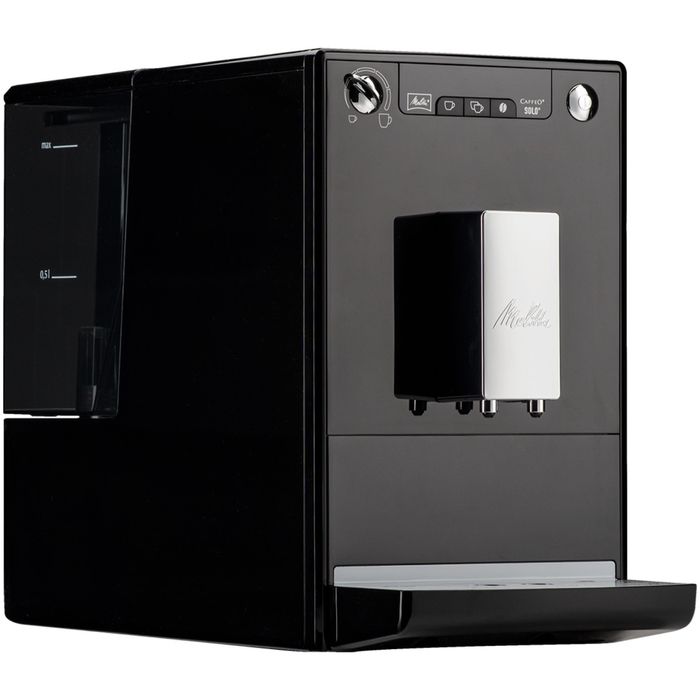 Кафемашина на зърна Melitta® Solo, 15 bar, 1.2 л, Черен