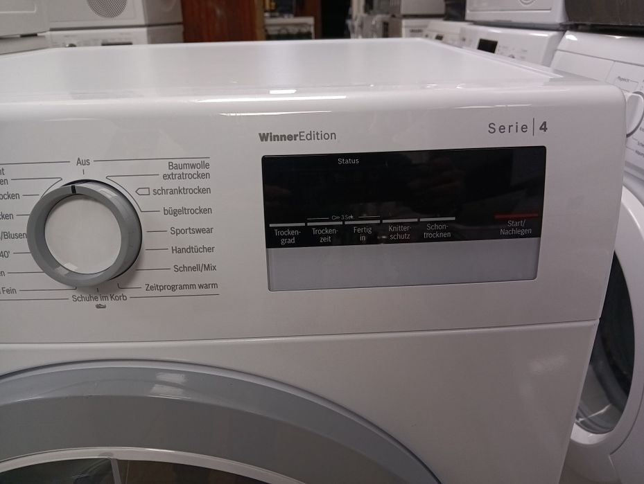 Сушилня с термопомпа Бош Bosch Serie 4 A+++ 8кг 2 години гаранция!