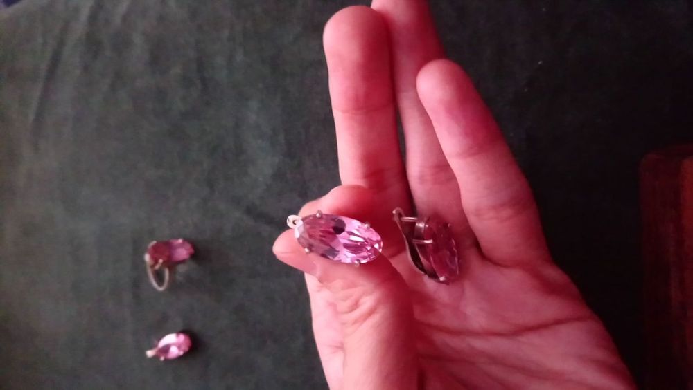 Серебро. Серебряные серьги. Кольцо. Кулон.