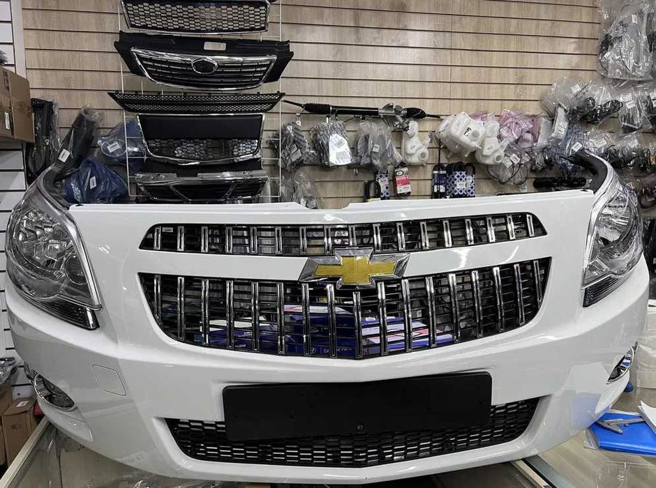 Бампер chevrolet cobalt белый срочно кобальт