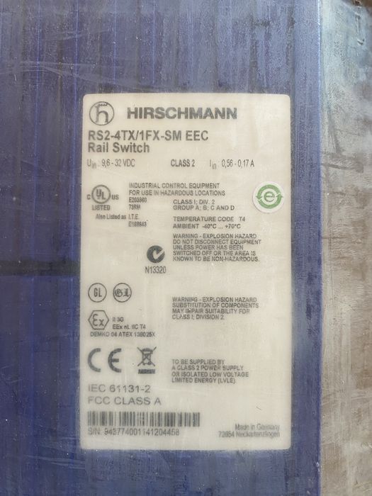 Промышленный ethernet-коммутатор Hirschmann