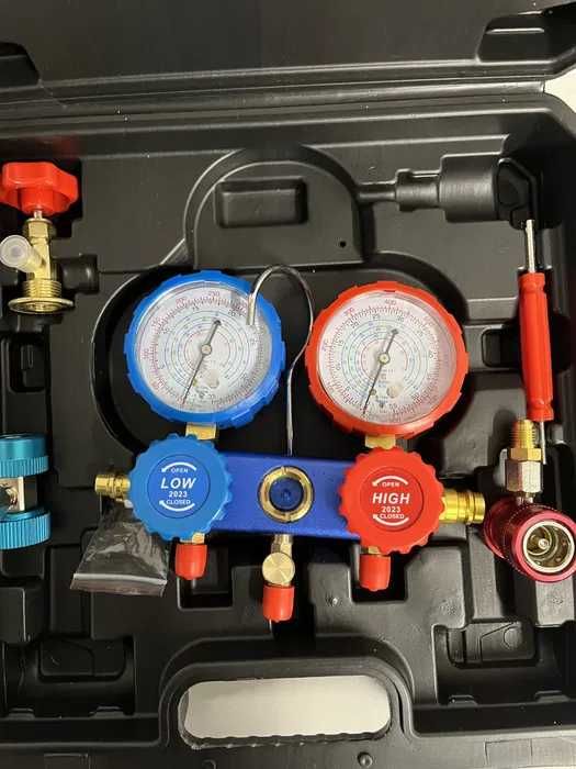 Комплект за диагностика климатици R12,R22,R134A,R410A,R404A.