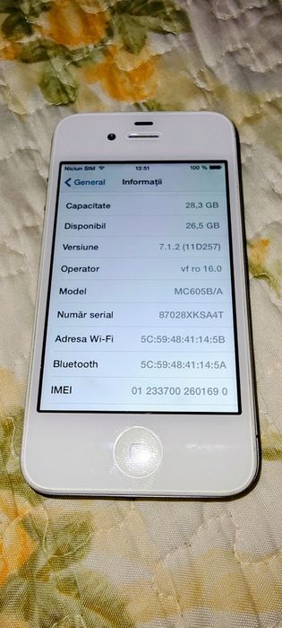 Cablu & încărcător + iPhone 4s