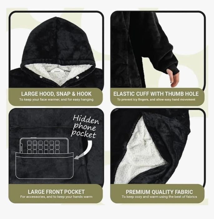 Худи-одеало S/M два цвята