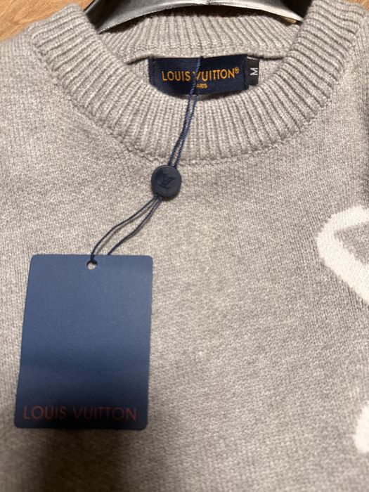 LV knit sweater grey