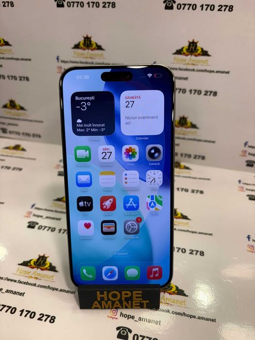 Hope Amanet P13 iPHONE 15 PRO MAX 100% baterie