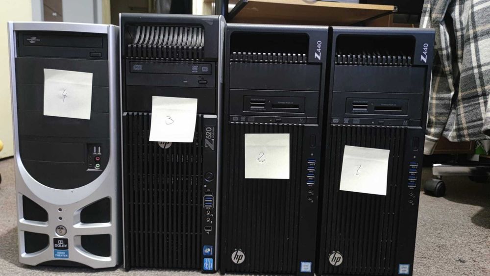 4 calculatoare PC / workstation pentru piese sau proiecte