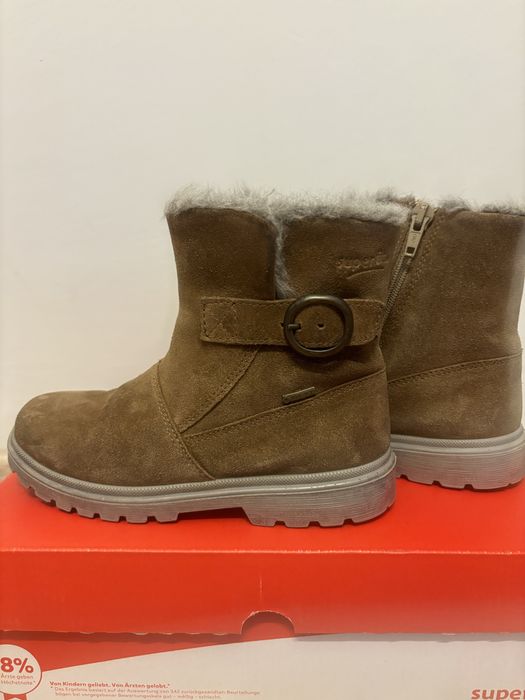 Боти Superfit от естествен велур с Gore-tex