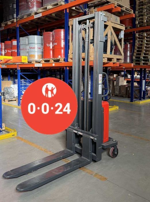 KASPI 0-0-12! Штабелер гидравлический с электроподъемом РИО 1.5 т М